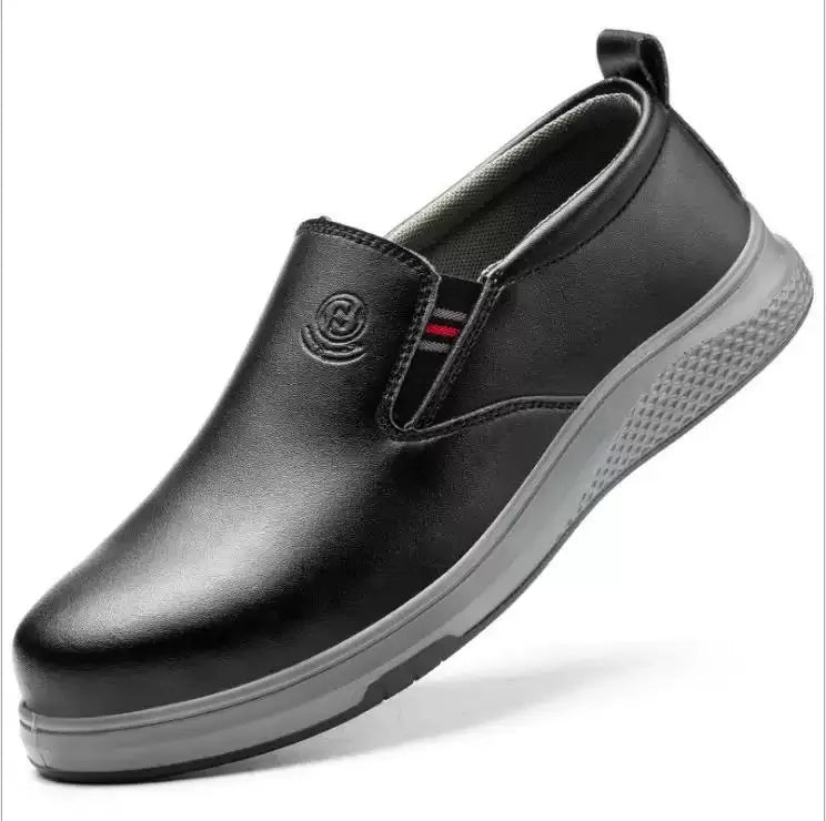 Lightweight and comfortable PU sole, anti-static and breathable white work shoes, anti smashing and anti piercing safety shoes