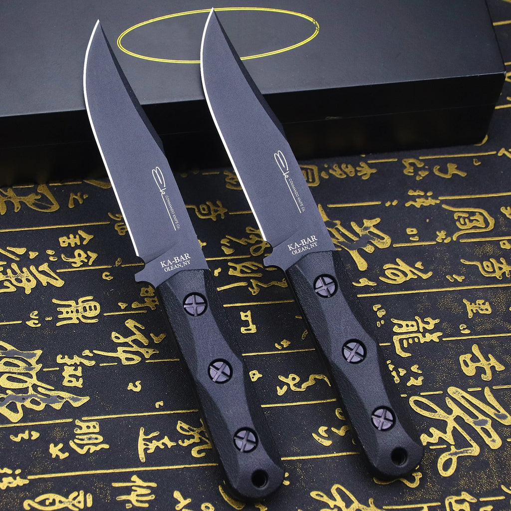 U.s.akb-ek50junglehuntingstraightknife + Sheath, Outdoorcampingsurvivalknife...