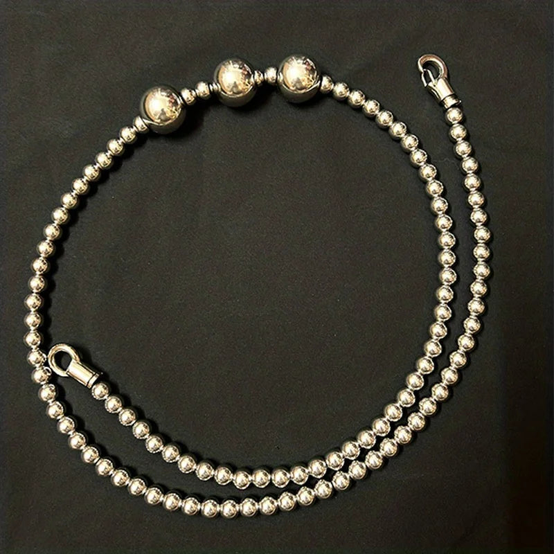 Stainless Steel Ball Self-Defense Bracelet & Whip – EDC Necklace, Car Pendant