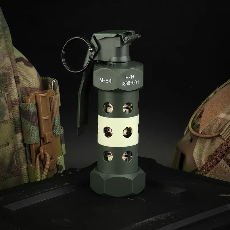 Outdoorcampingledlighttacticalm84grenadedummysurvivalstrobelampimitationmodelcos...