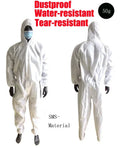 Disposablebreathabledustproofwateroilresistantworksafetyoverallantidustsparypain...