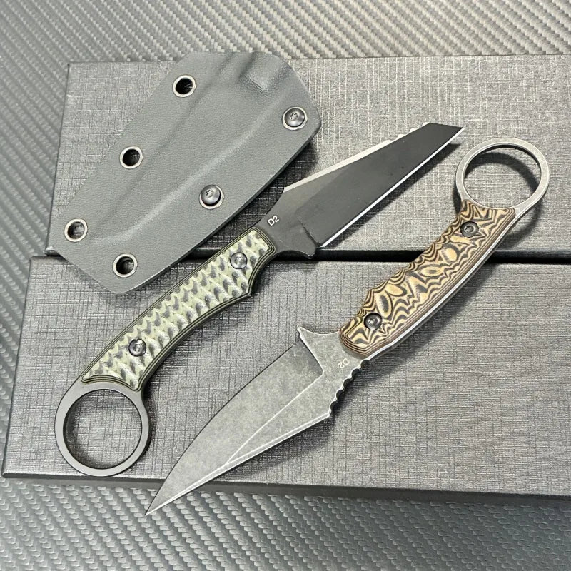 Carbon Steel Claw Knife – Tactical Fixed Blade Outdoor Knife