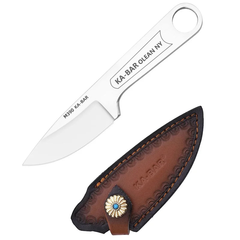 Retro Kabar 1119 Knives with Sheath High Carbon Steel Sharp Blade Fruit Vegetable Cutting Tool for Home Camping