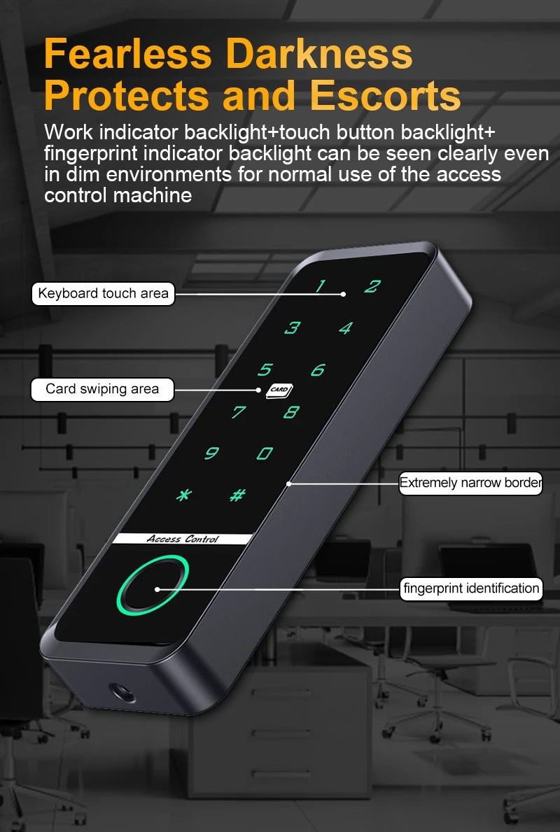 Tuya Fingerprint RFID Access Control System Smart Door Lock Electronic Gate Opener Home Digit Keypad Electric Magnetic Biometric