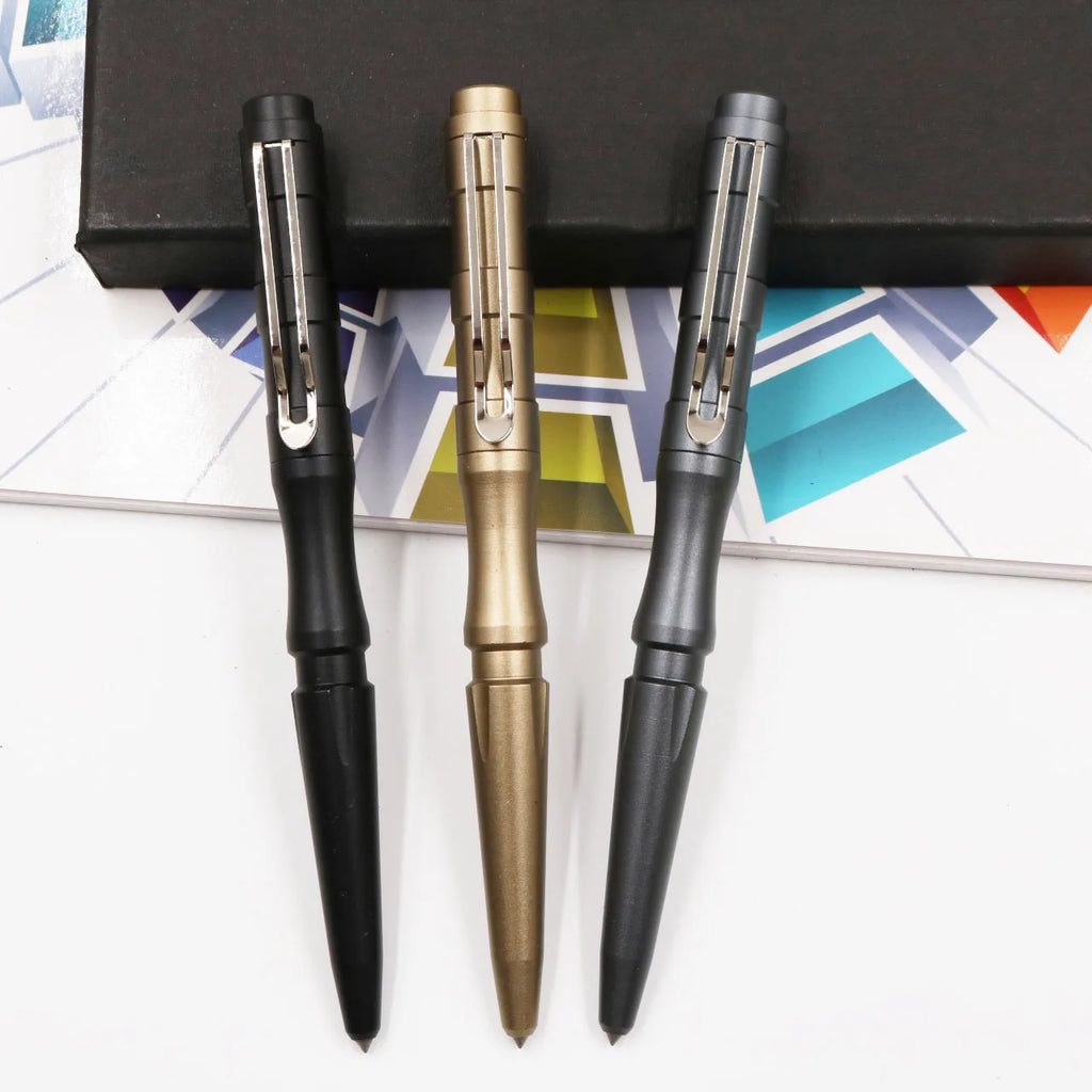 Aviation Aluminum Tactical Self-Defense Pen – EDC Security Tool with Gift Box