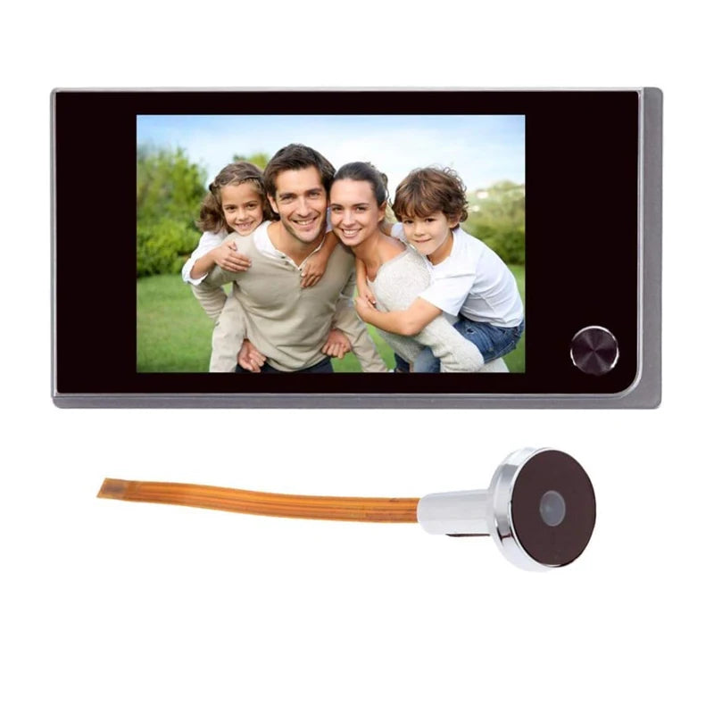3.5" LCD Smart Digital Door Peephole Camera – 120° Wide Angle, CE Certified