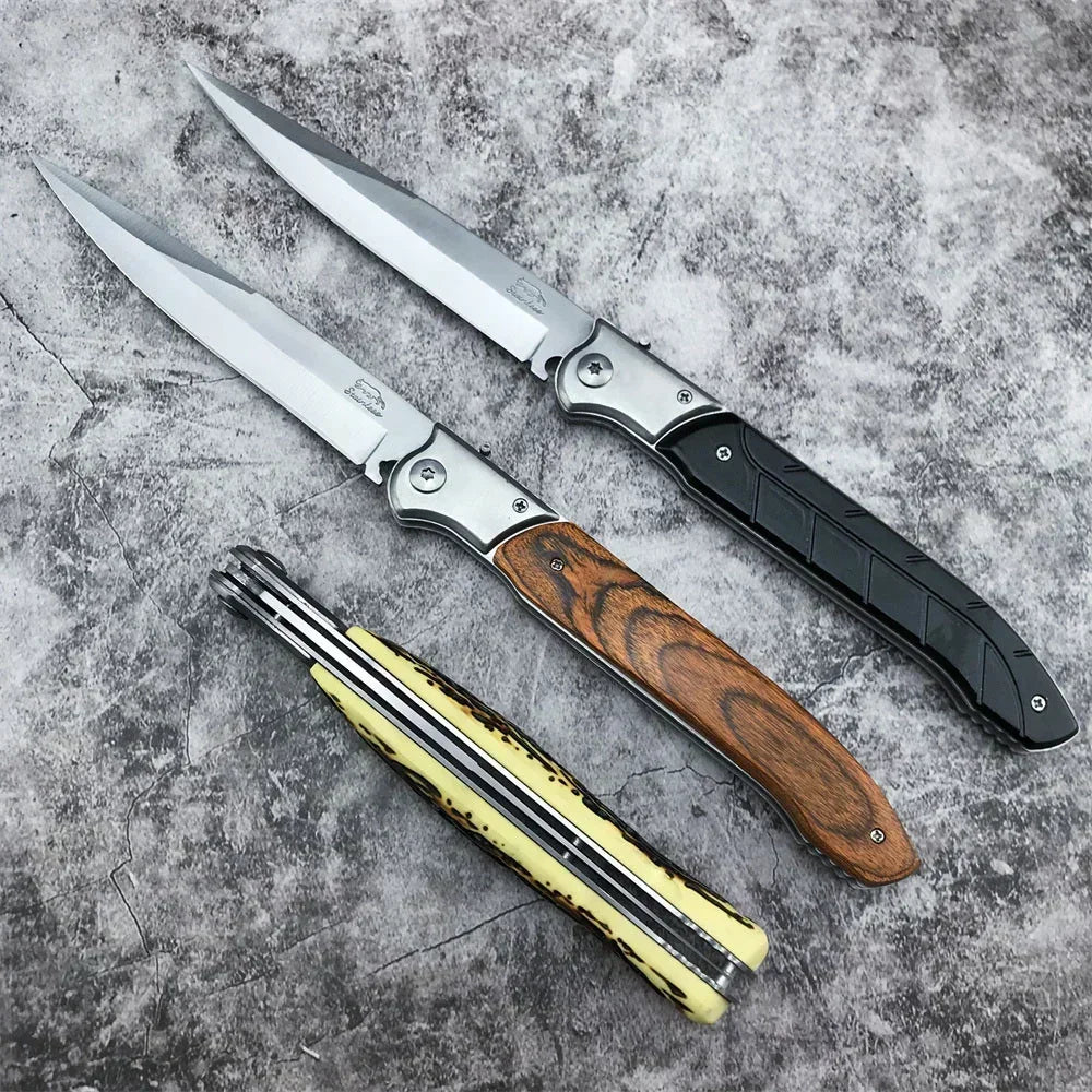 Outdoorhikingself-defensefoldingknife, Highhardnessstainlesssteelblade...