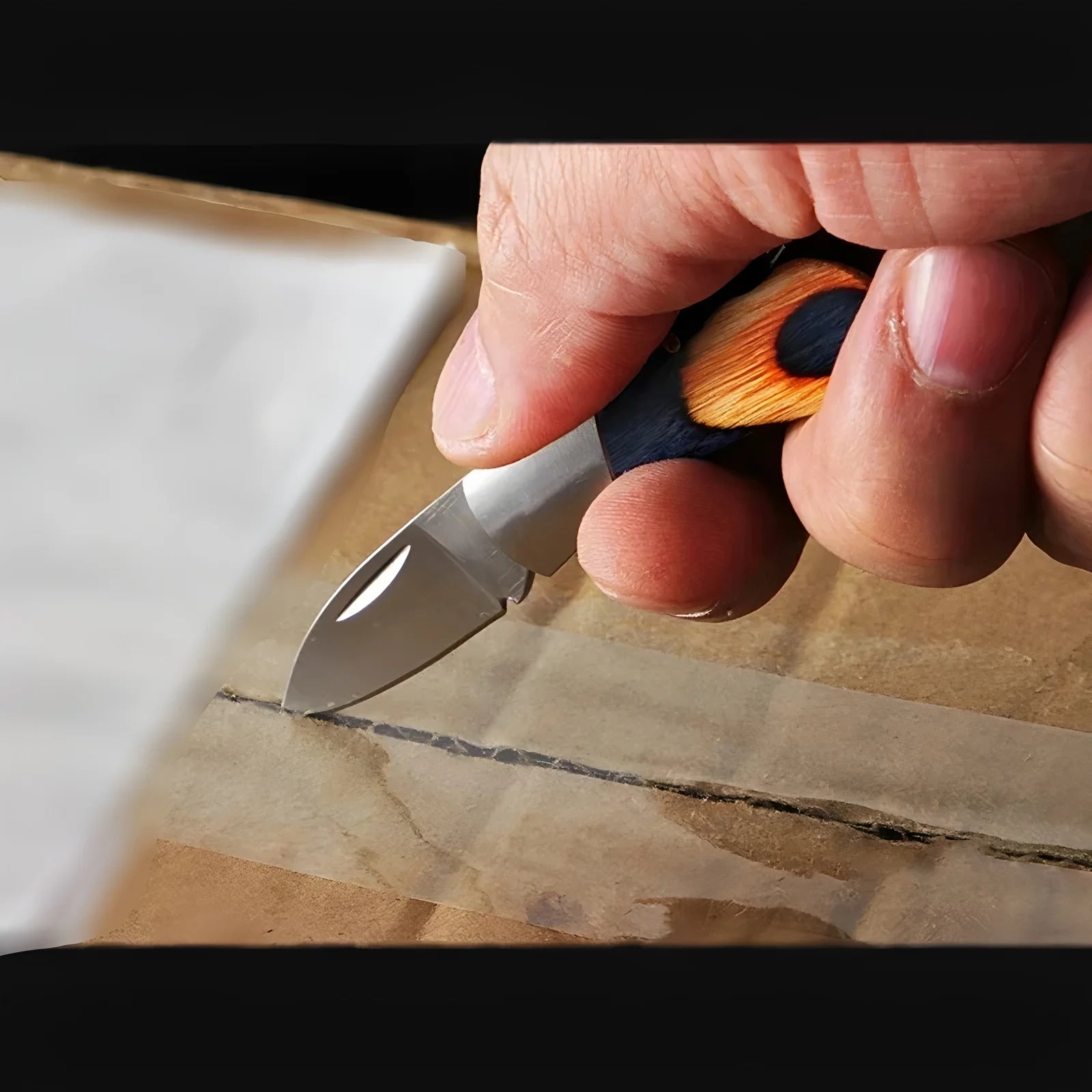 1PC,Multipurpose Pocket Knife Mini Knife Unboxing Knife Keychain Outdoor Camping Knife EDC Keychain Accessories Outdoor Tools