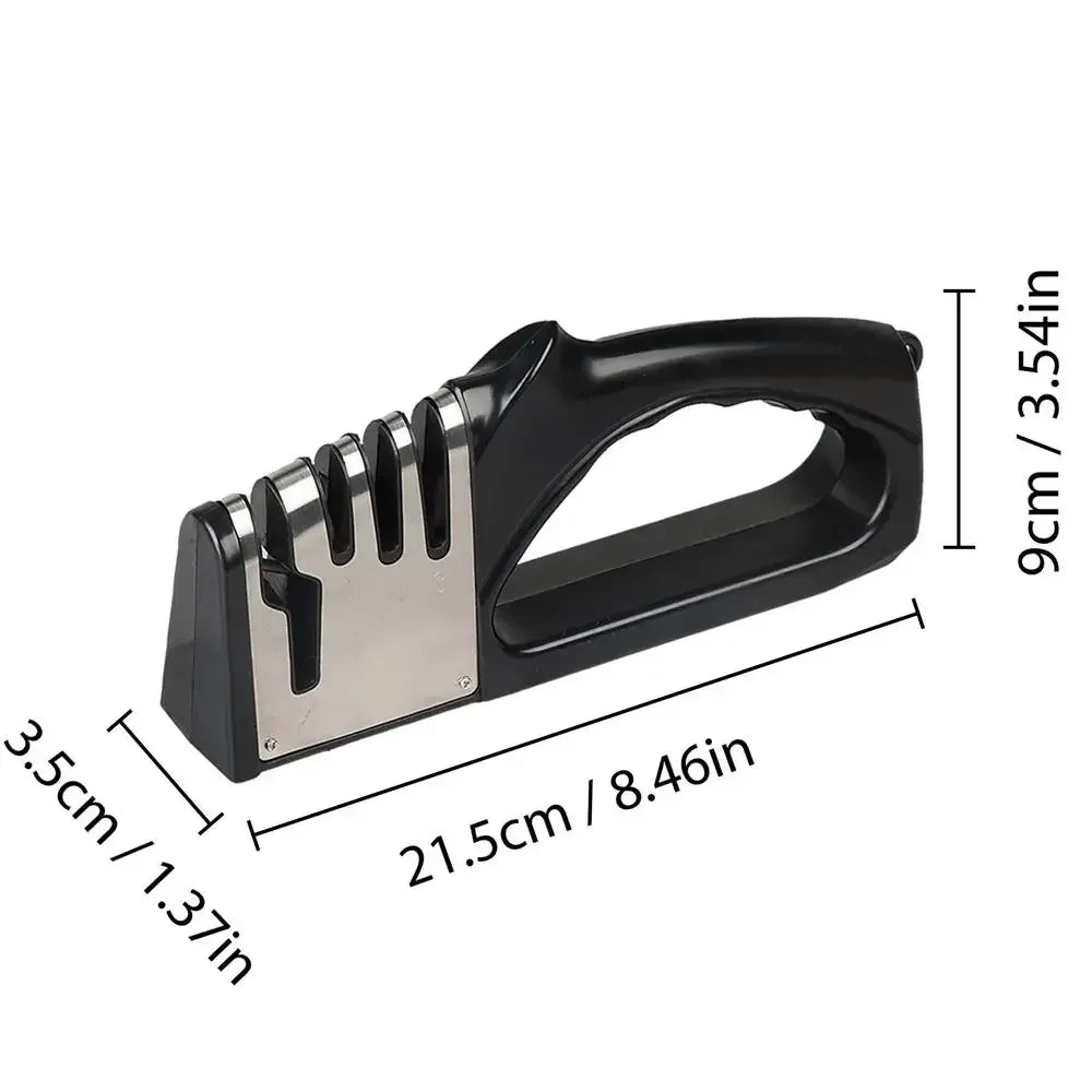 4-Stage Professional Knife Sharpener – Non-Slip Base