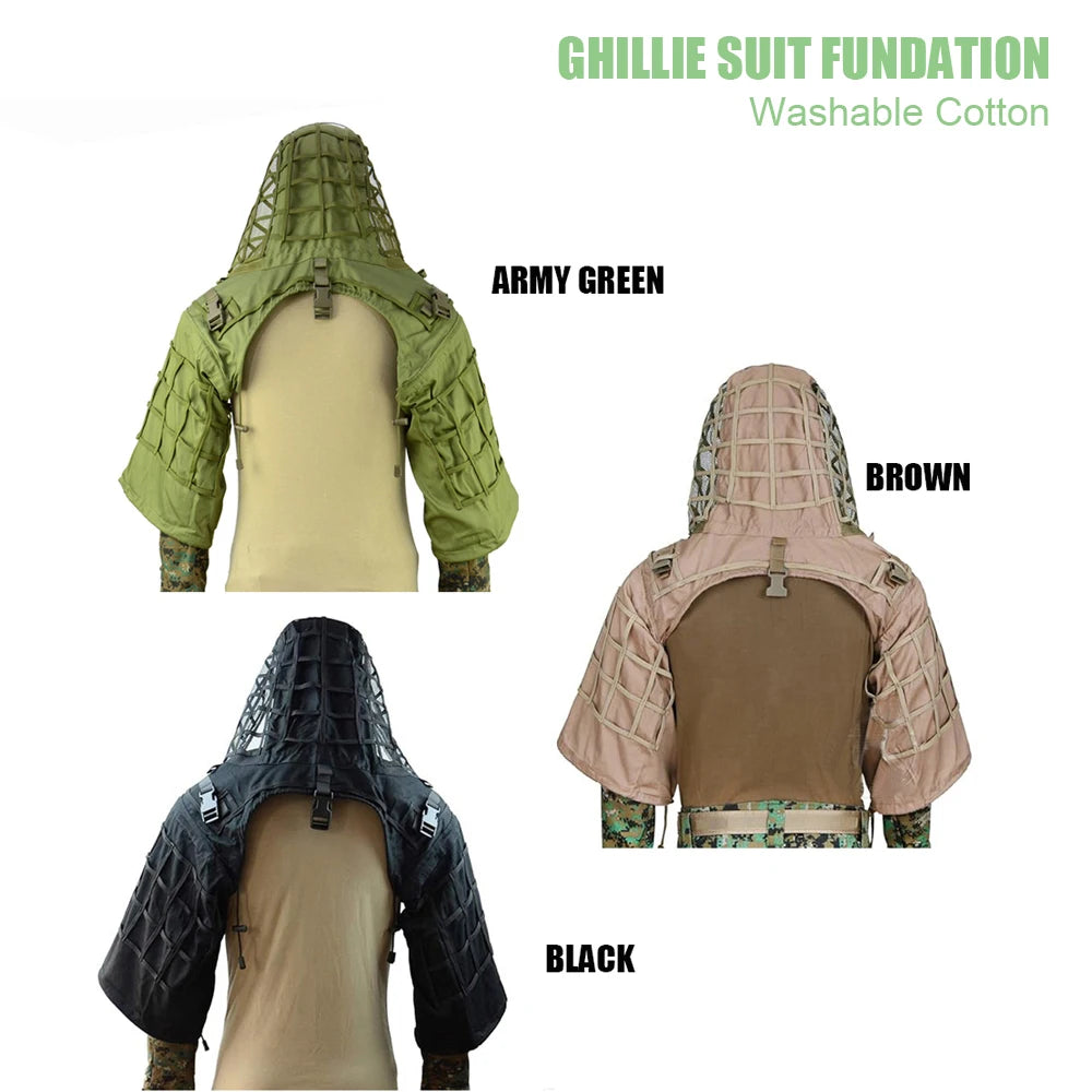 Ghilliesuitfoundation, Ghillieponcho, Camouflagehuntingghilliebase...