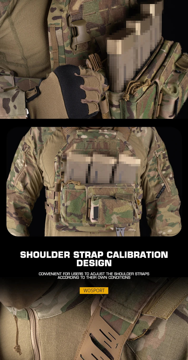 Tacticalplatecarrierhuntingk-zerostyklecomfortlightweightutilitymollek-zbodyvest...