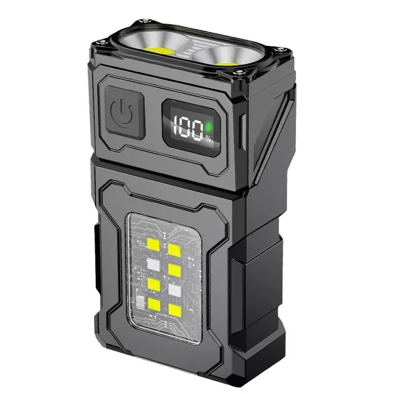 Powerful Rechargeable Self-Defense Flashlight – Handheld Searchlight Lantern