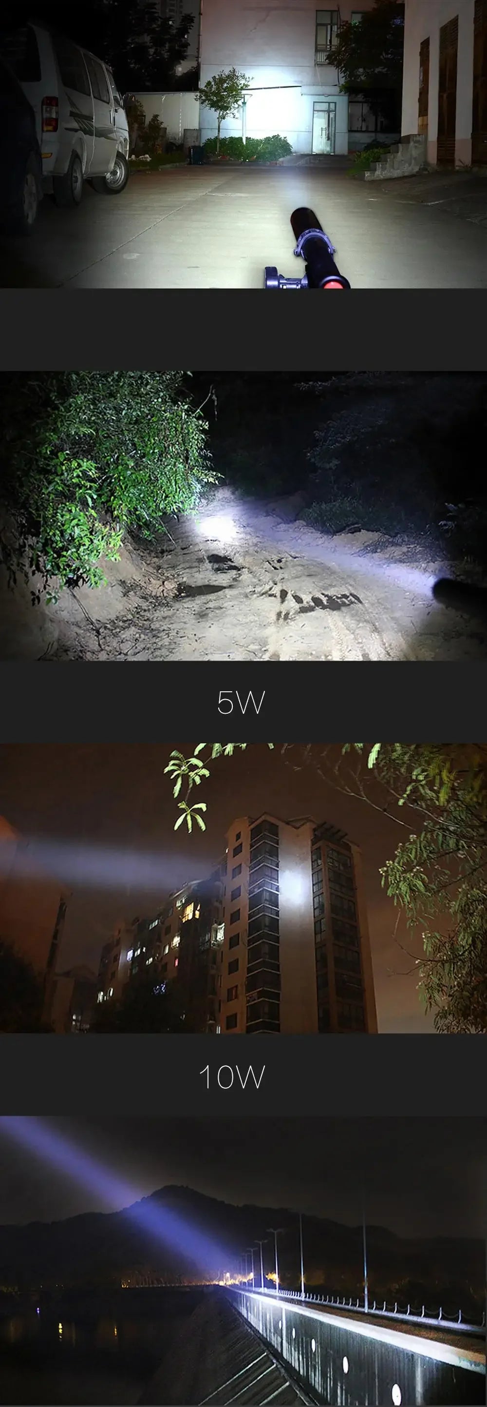 LED Baseball Bat Flashlight Stick – Waterproof Aluminum Alloy Self-Defense Torch