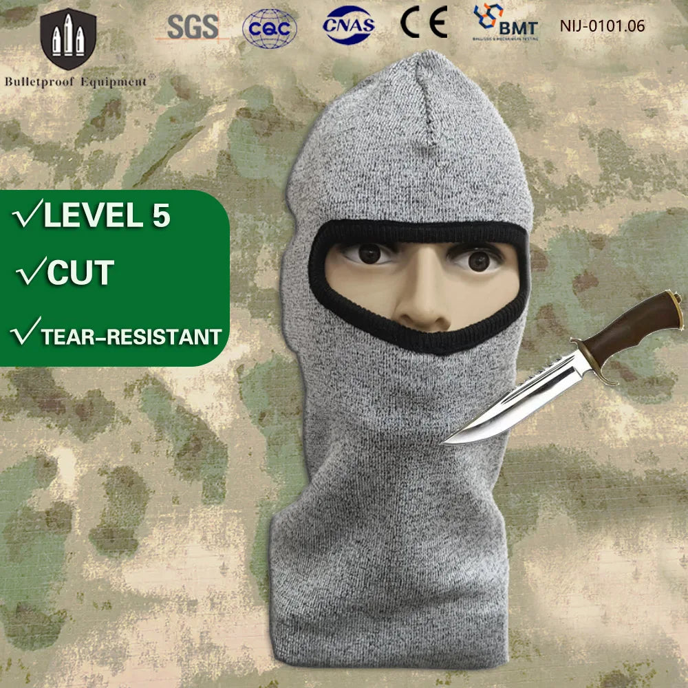 En388level5selfdefensecutresistanthoodanti-slashtacticalneckgaiteroutdoorworksaf...