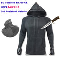 Euen388celevel5anti-cutclothinghoodiewithneckcoveroutdoorprotectiveclothingoutdo...