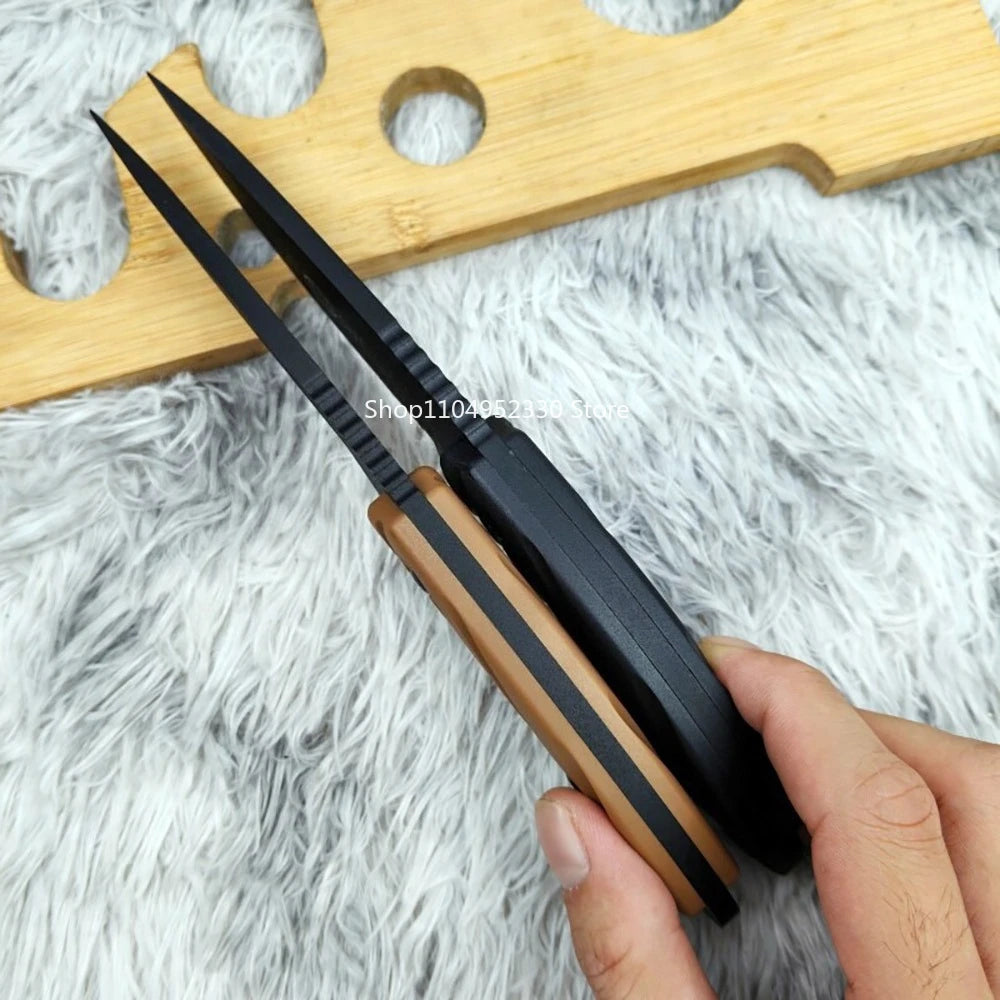 CUT Camping Hiking Fishing Essential Outdoor Adventure Portable Straight Knife Durable Ergonomics Handle Jungle Survival Knives