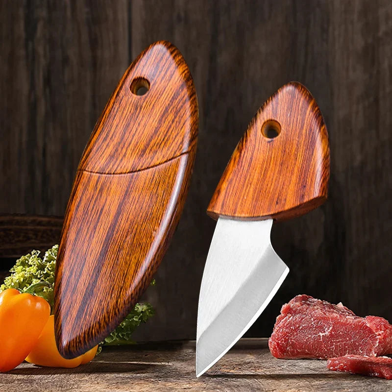 Mini Knife Hand Forge Blade Kitchen Knives Cleaver  Chef Slicing Boning Utility Cook Tools Meat Fish Fruit Vegetable Small Knife