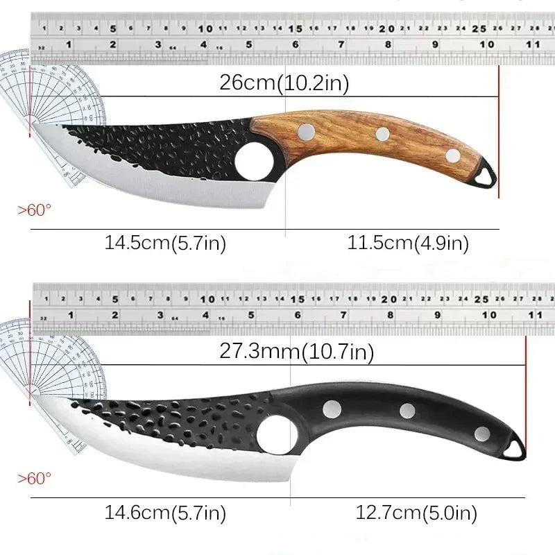 Professional Kitchen Knife Boning Knives Meat Cleaver Vegetables Cutter Handmade Forged Butcher Knife Household Chef Cook Knife