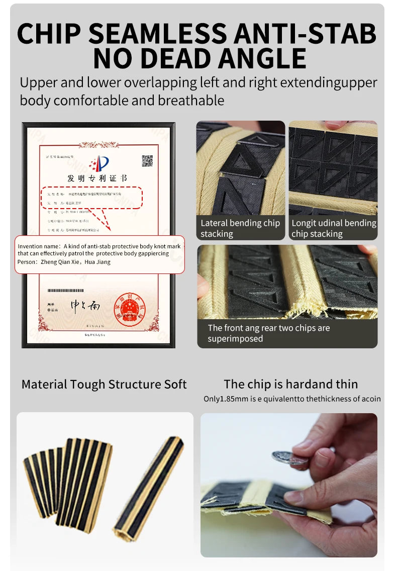 Selfdefenseequipmenttacticalarmorstabproofclothingself-defenseknifeproofclothing...