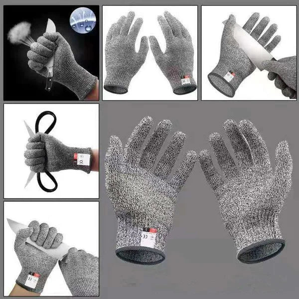Level5safetyprotectionanti-cutglovescutproofstabresistantstainlesssteelwiremetal...