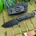 Multipurpose Utility Camping Fishing Essential Straight Knife with K Sheath Ergonomic Design Portable Cutting EDC Outdoor Knives
