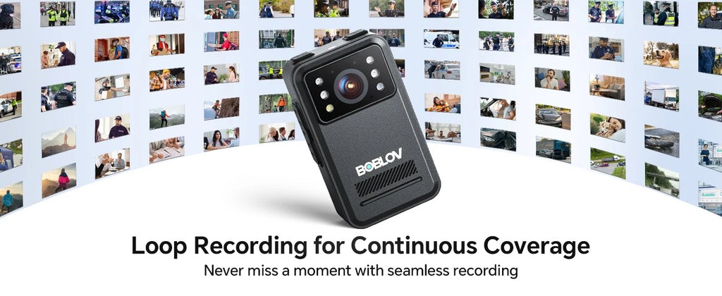 BOBLOV A28 Mini Body Camera 2K HD Night Vision 9H Battery & Bike Mount 64G/128GB for Sports, Outdoor, Law Enforcement