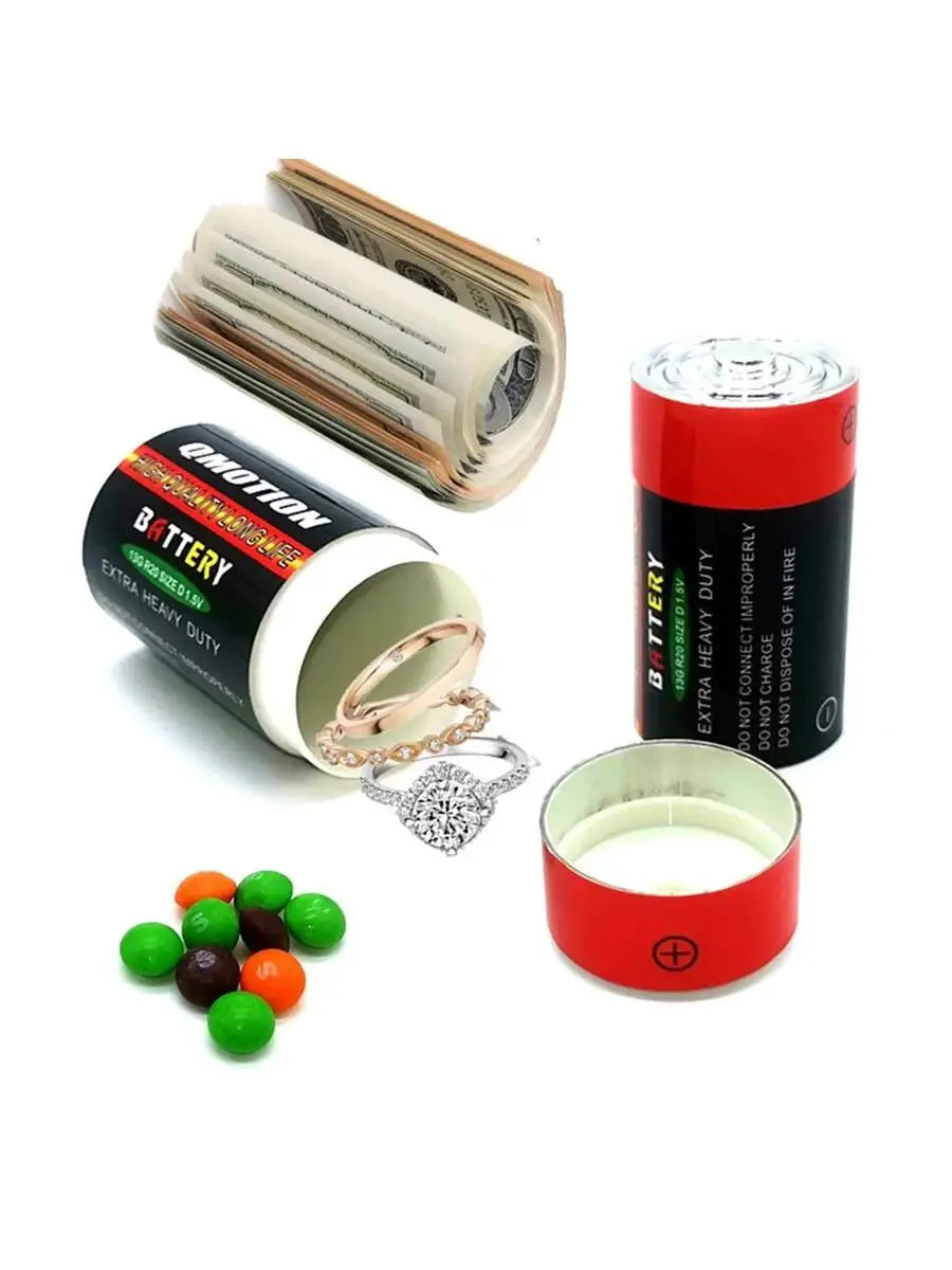 Sightsecretsafepillboxcontainersimulationbatteryhiddenmoneycoinscontainersecretc...