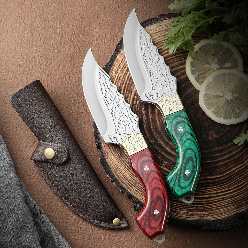New Stainless Steel Boning Knives Hand Forged Fruit Cutting Knife Meat Bag Butcher Knife Butcher Knife Fish Cooking Tools