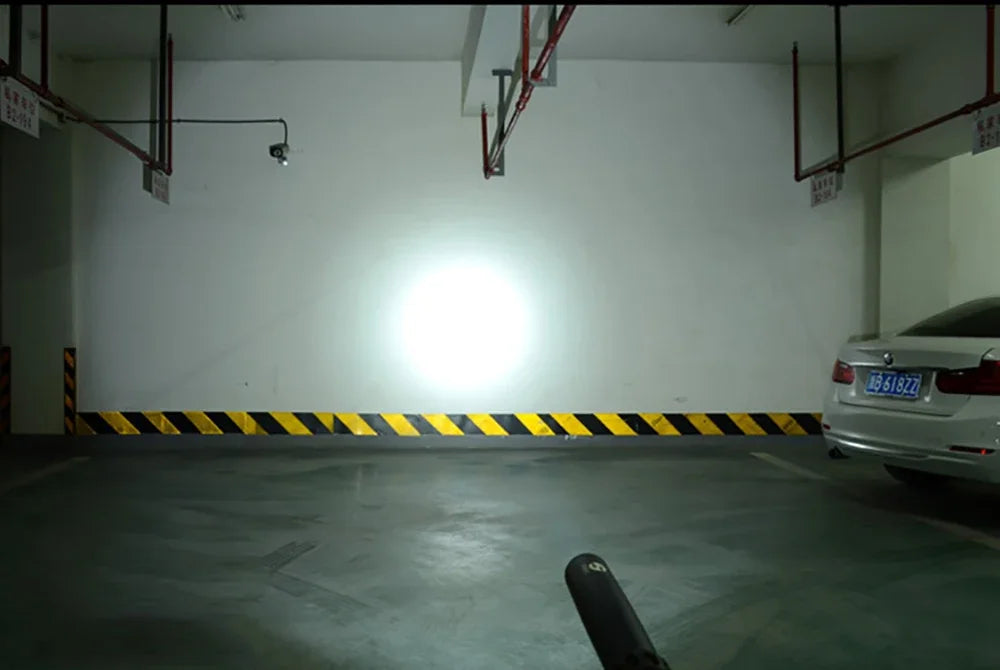 LED Baseball Bat Flashlight Stick – Waterproof Aluminum Alloy Self-Defense Torch