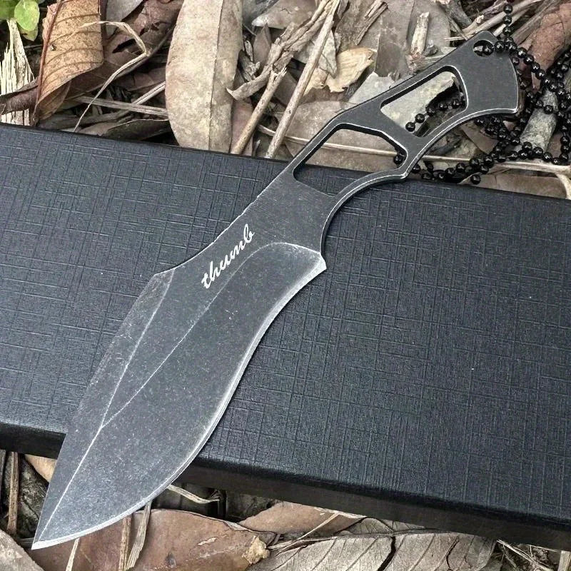 440C Steel Mini Necklace Knife – CNC Precision EDC Blade