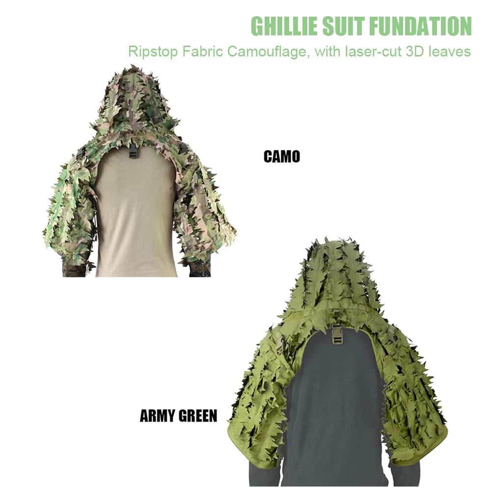 Ghilliesuitfoundation, Ghillieponcho, Camouflagehuntingghilliebase...
