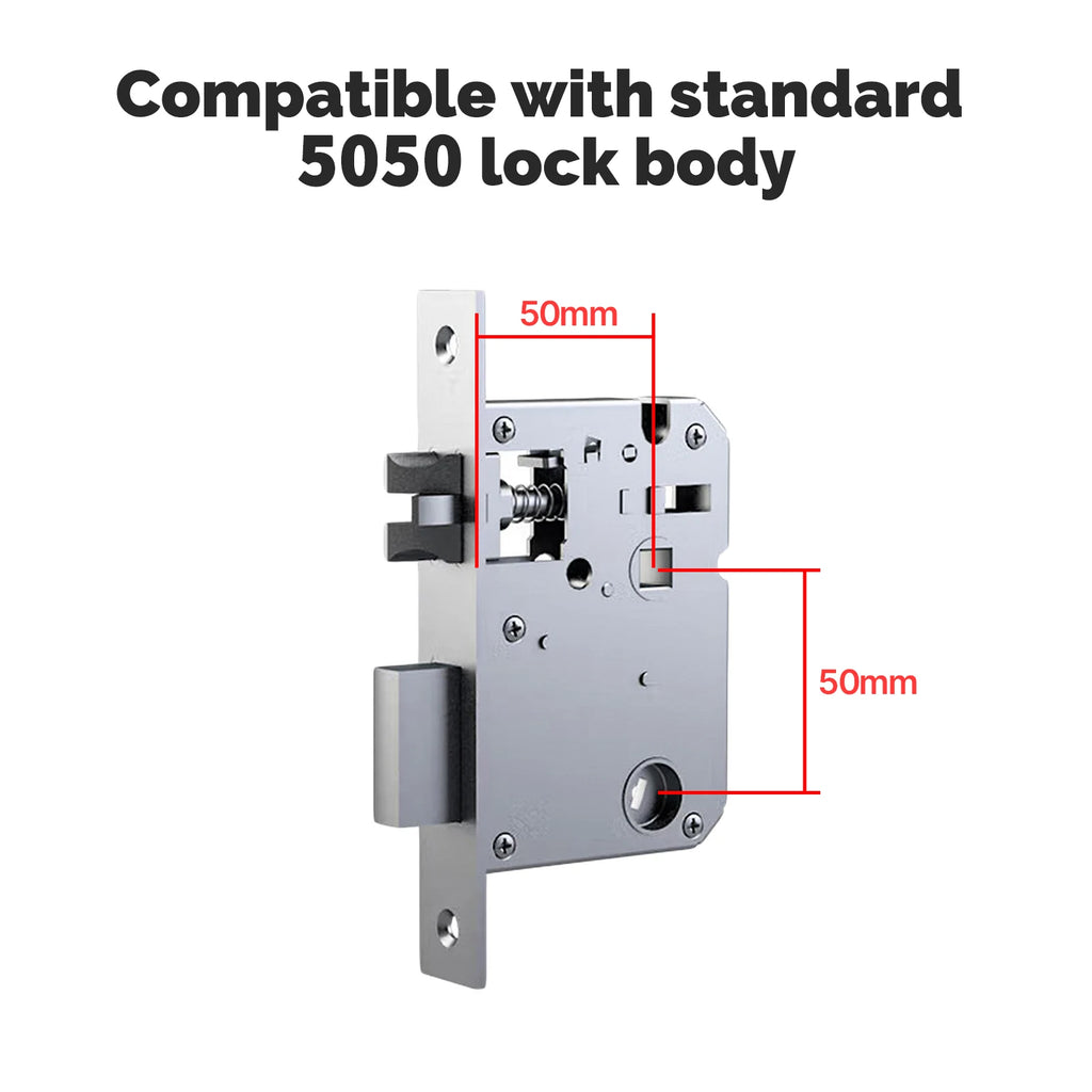 Smart Bluetooth Door Lock – Fingerprint, PIN, Card & App Unlock | Tuya