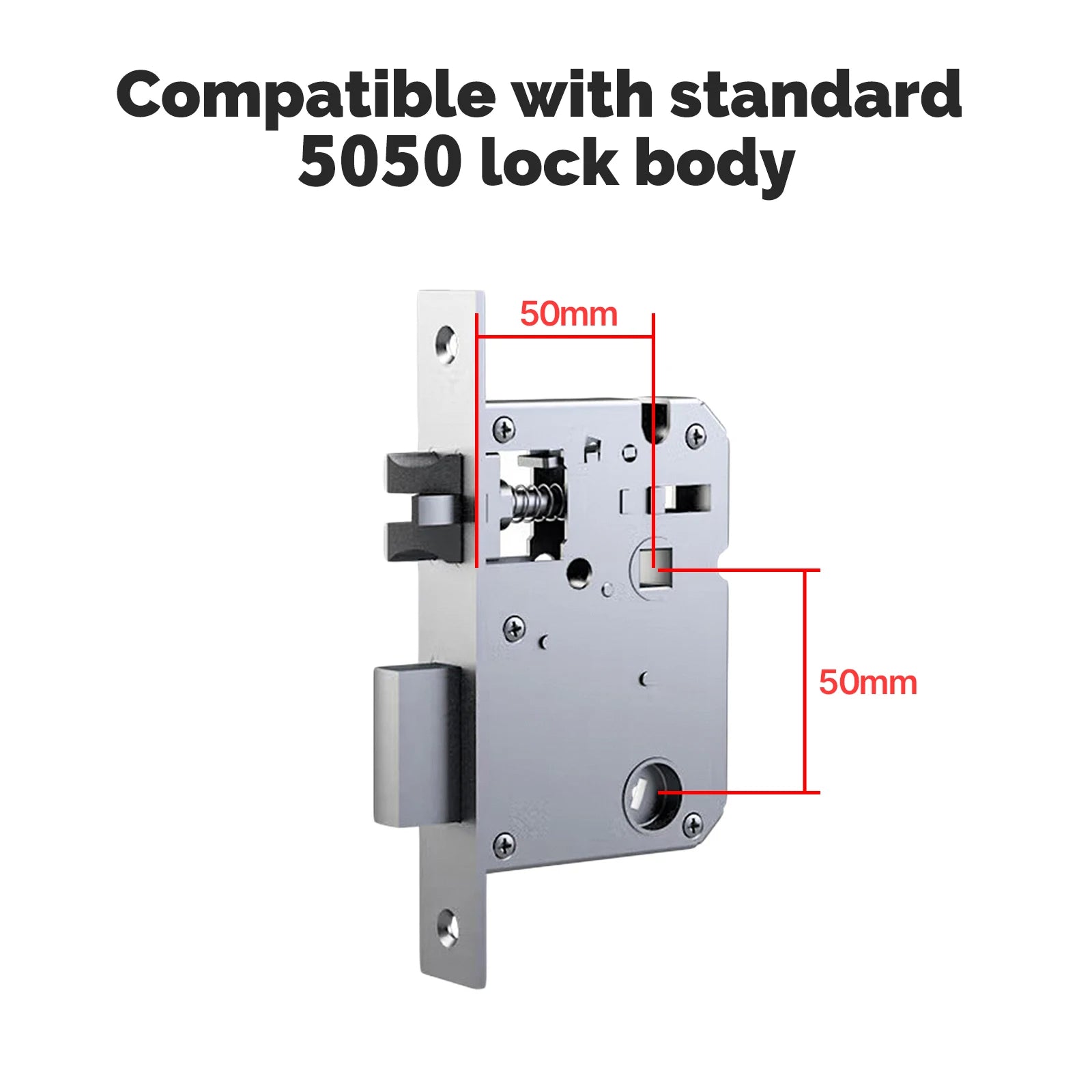 Smart Bluetooth Door Lock – Fingerprint, PIN, Card & App Unlock | Tuya