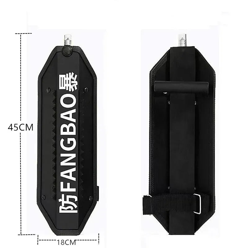 Aluminum Alloy Riot Shield – 147J Impact Resistant Personal Security Shield