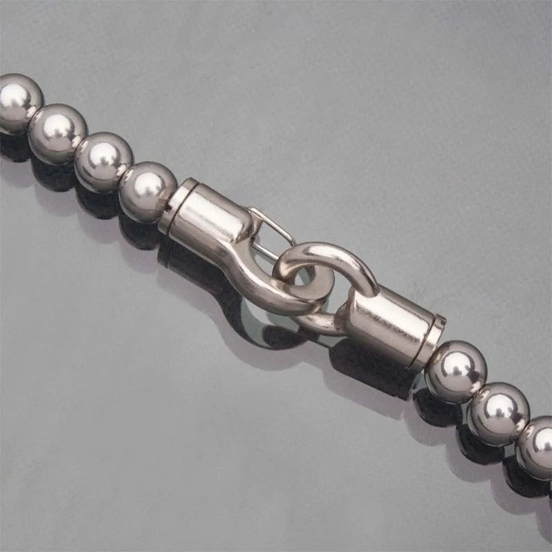 Stainless Steel Ball Self-Defense Bracelet & Whip – EDC Necklace, Car Pendant