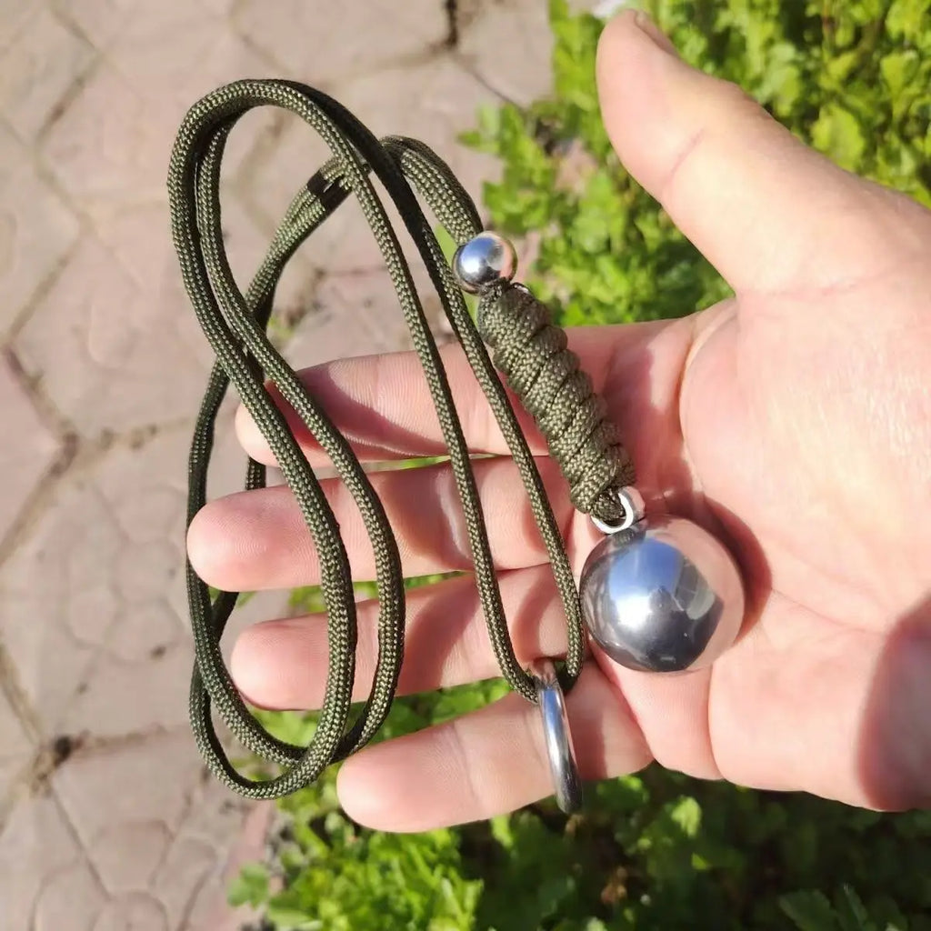Ball Pendant Self-Defense Gadget – Personal Security Protection Tool for Men & Women