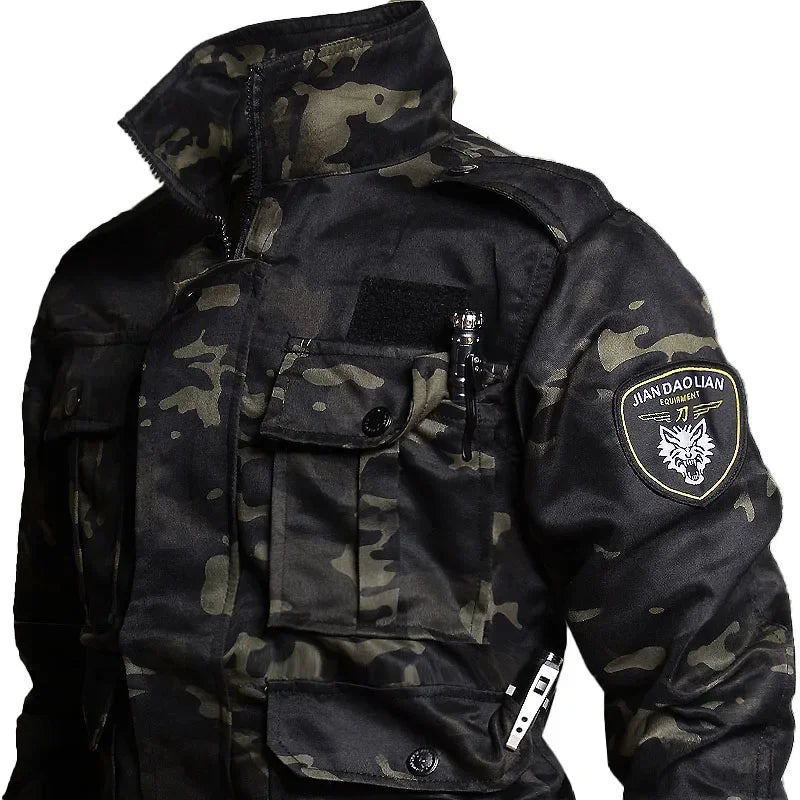 Huntingwear-resistantsetsmencamospringautumnmulti-pocketcamotrainingsuitsmaleout...