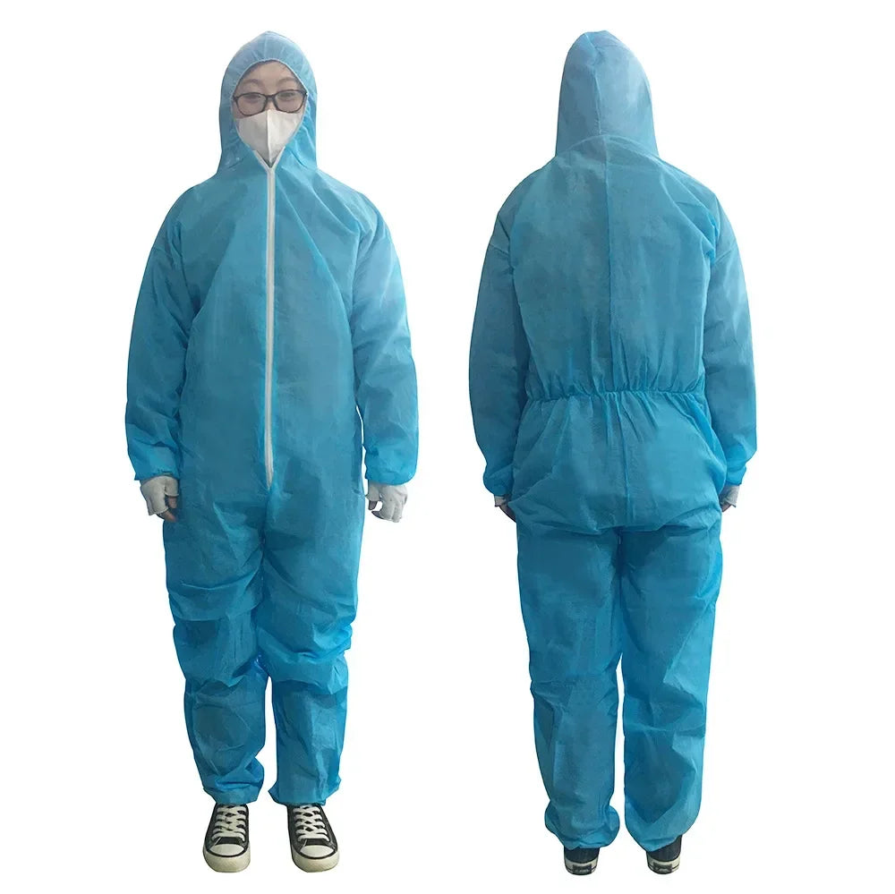 Disposablebreathabledustproofwateroilresistantworksafetyoverallantidustsparypain...