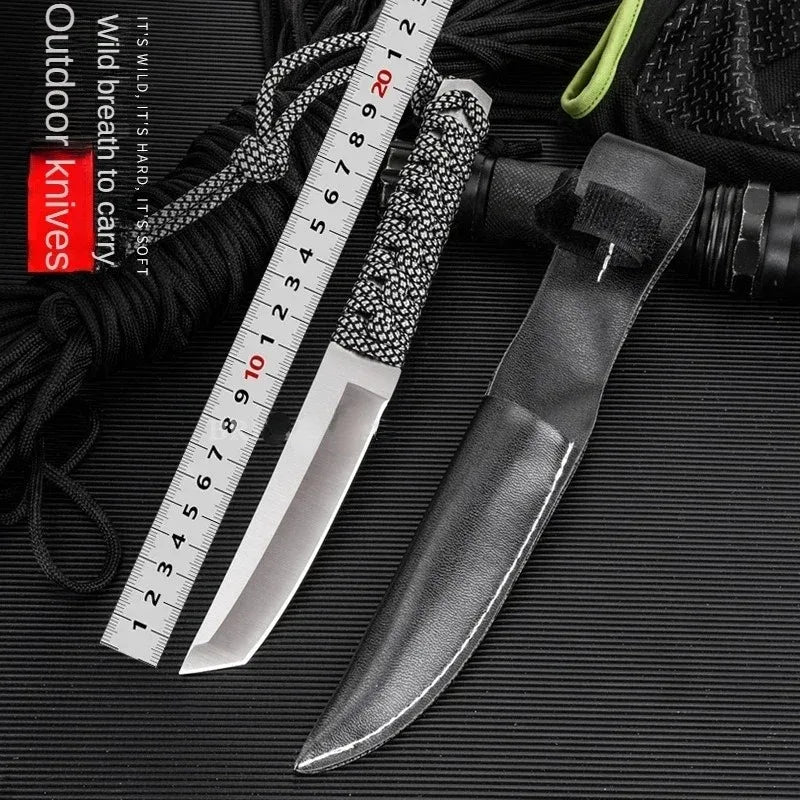 Newoutdoorself-defensesurvivaltacticsstraightknife, Portablemultipurposetool...