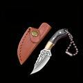 Mini small knife, colorful wood sharp, mini small knife, portable keychain pendant, unpacking, express small knife