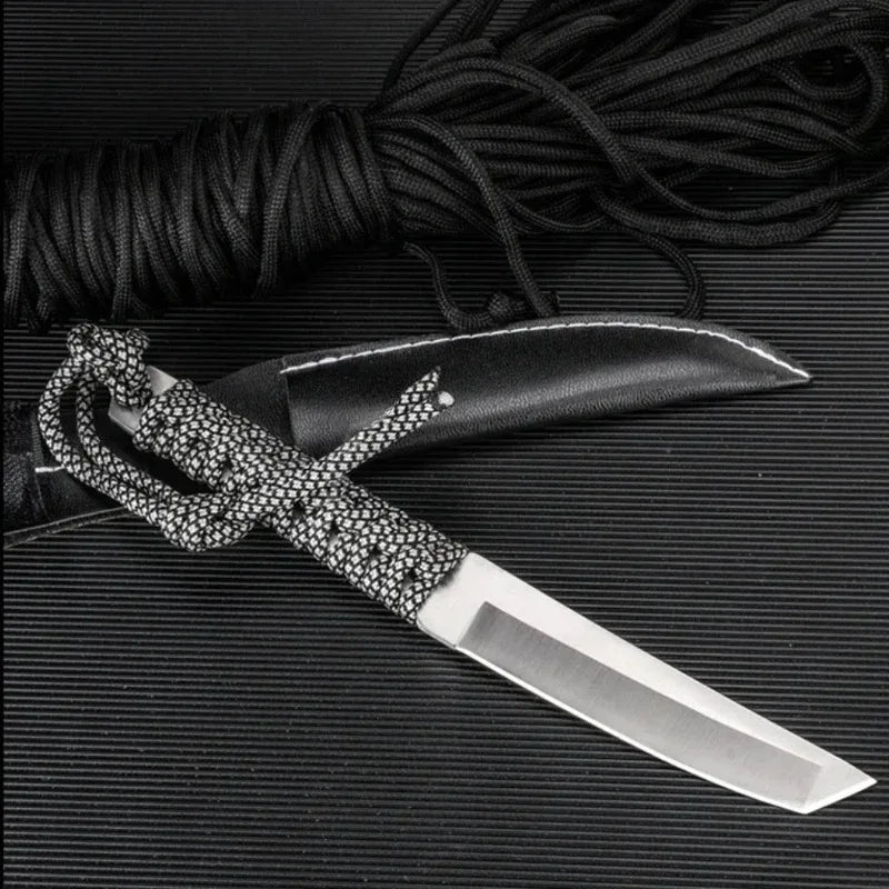 Newoutdoorself-defensesurvivaltacticsstraightknife, Portablemultipurposetool...