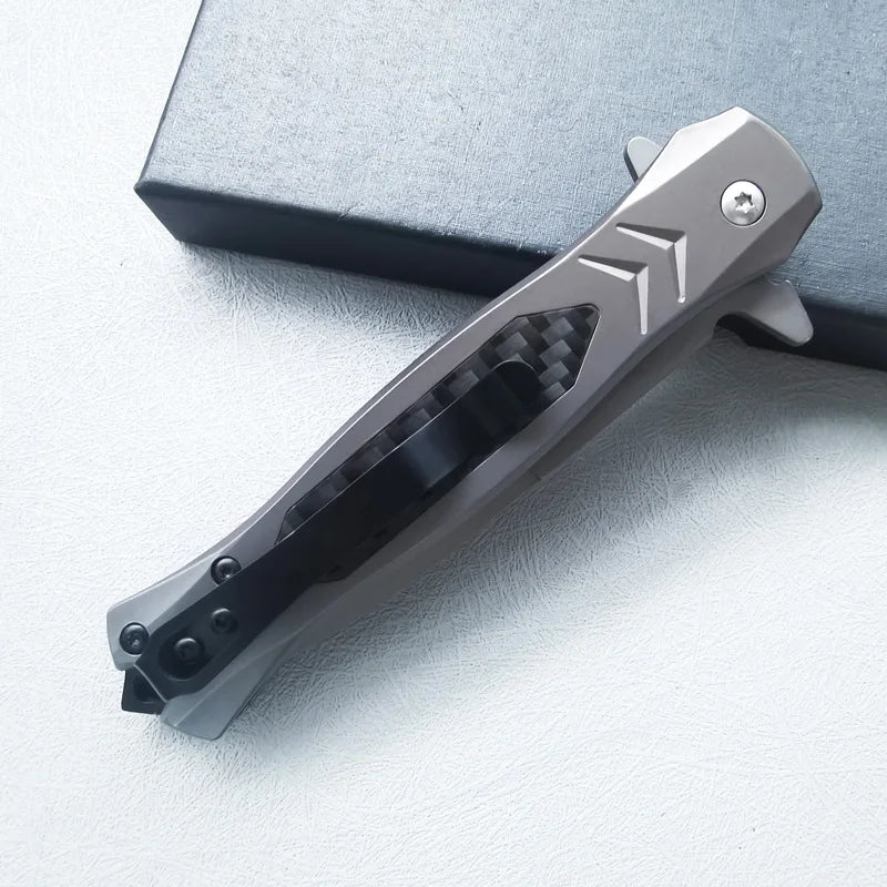 Stainlesssteeloutdoorfoldingknife，portableedcpocketfruitknife，multi...