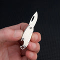 Mini portable olive-shaped multi-functional outdoor EDC tool keychain, a perfect unboxing tool for daily family use