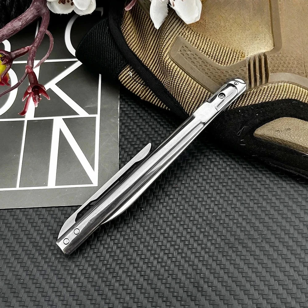5Cr13Mov Folding Jungle Knife – Tactical Self-Defense Blade