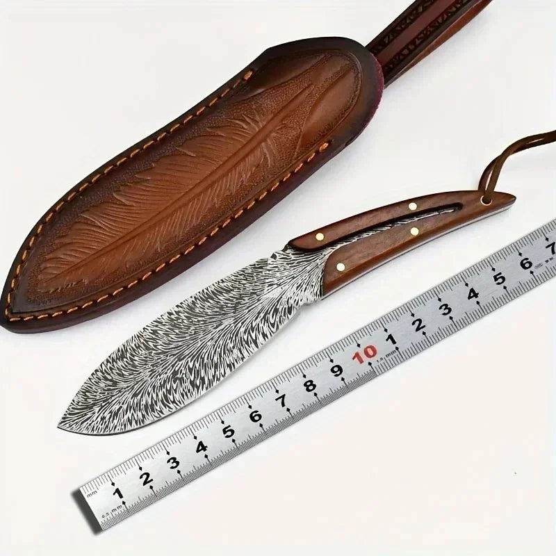 Utility Knife Butcher Boning Barbecue Knife Slicing Meat Fruit Fish Filleting Knife Chef Cooking Wooden Handle Kitchen Knives