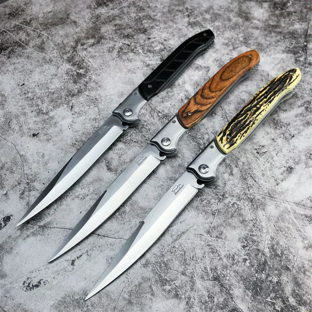 Outdoorhikingself-defensefoldingknife, Highhardnessstainlesssteelblade...