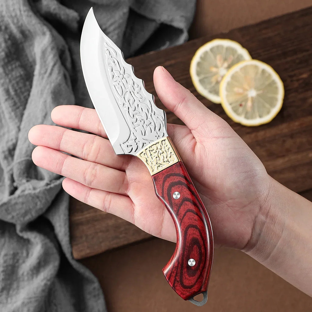 New Stainless Steel Boning Knives Hand Forged Fruit Cutting Knife Meat Bag Butcher Knife Butcher Knife Fish Cooking Tools