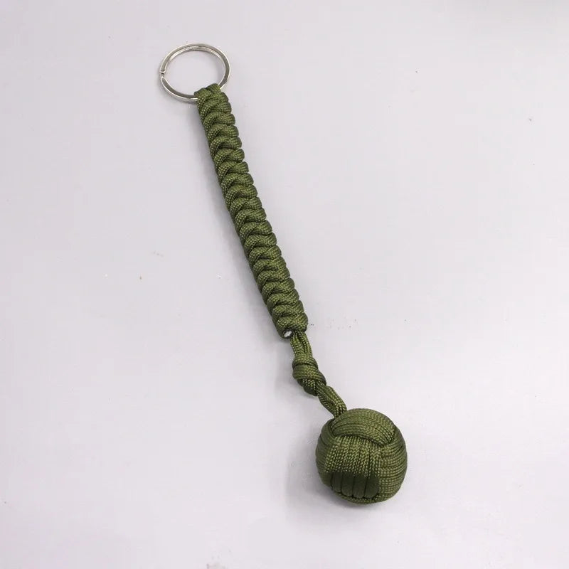 Emergencyescapeparachuteropewovensteelballself-defenseballhandwovenmultifunction...