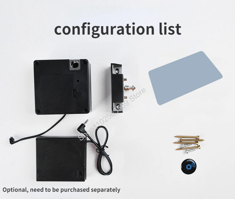 Smart Wood Door Lock Keyless Invisible Electronic Lock IC Card NFC TTlock App Unlock Cabinet Locker Furniture Drawer Smart Locks
