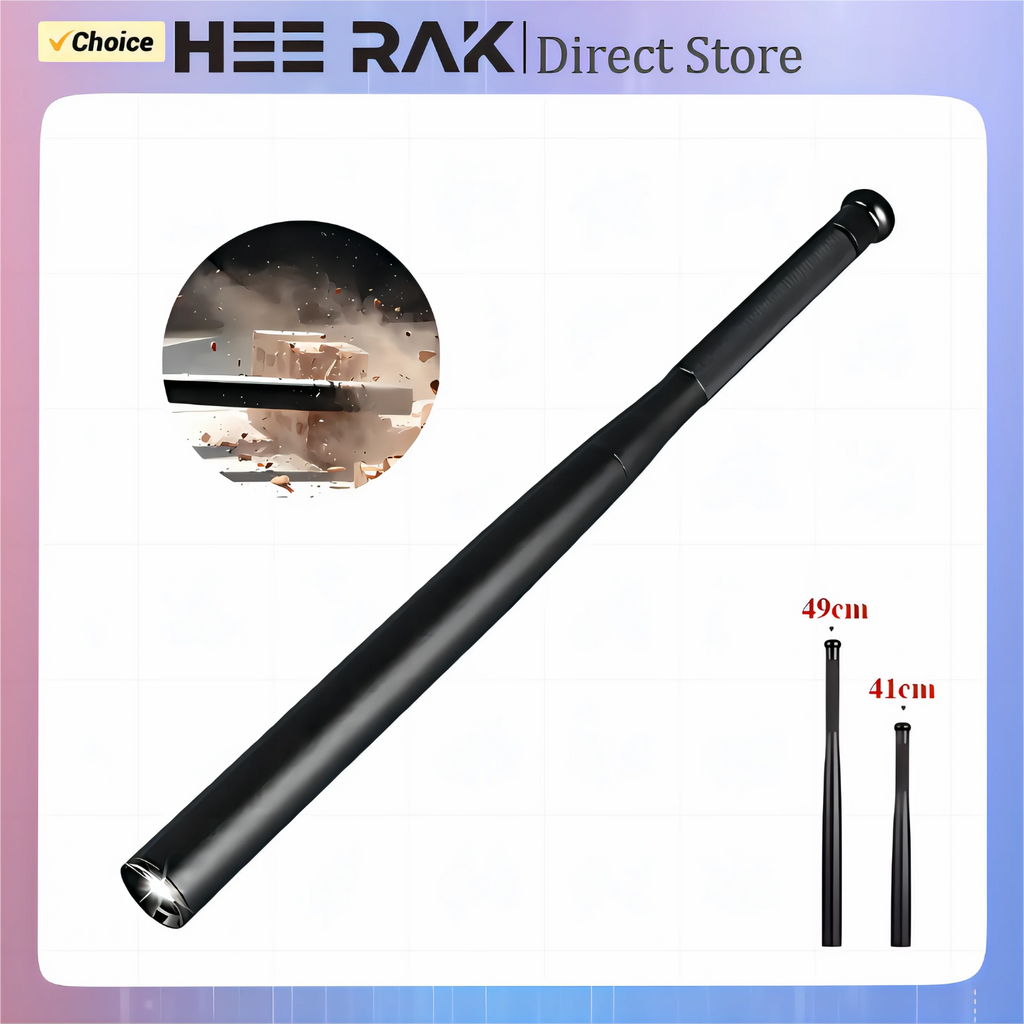 T6 LED Waterproof Baseball Bat Flashlight – Multi-Function Self-Defense Torch